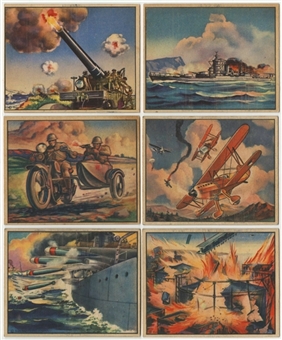 1939 R173 Gum, Inc. "World in Arms" Complete Set (48) 